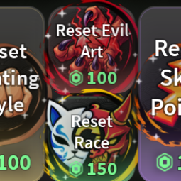 Slayers 2 | Reset Breathing + Reset Fighting Style + Reset Evil Art + Reset Race + Reset Skill Points + Reset Reputation | 650 Robux